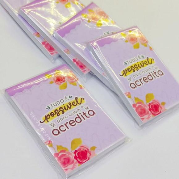 50 Bloquinho 10x7 Personalizado da forma que quiser Festa Lembrancinha Maternidade Brinde
