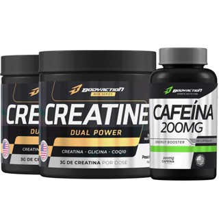2x Creatina Dual Power 150g + Cafeína 200mg Bodyaction
