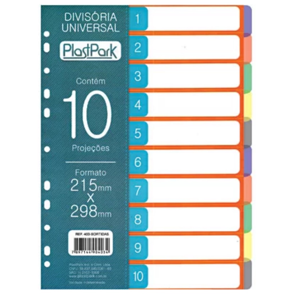 Divisória Fichário Universal: Onde Comprar | BuscaProdutos