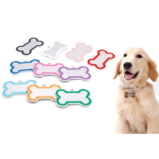 Pingente Placa De Identificação Para Pet Acessório De Coleira Anti-Perda Osso Gato Cachorro LR-0165 em Oferta na Shopee