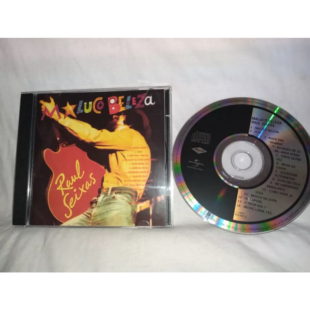 Cd Raul Seixas Maluco Beleza Sucessos Gita Metro Linha 743