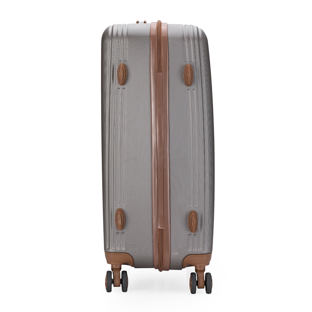 Mala de bordo executiva ABS para viagem roda giro 360° reforçada rígida Swissport