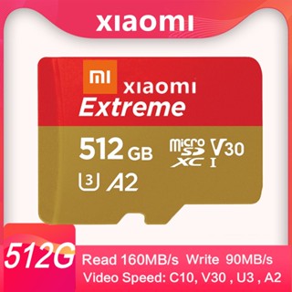Cartão De Memória De 1TB 2TB Xiaomi TF De Alta Velocidade 128GB 256GB 512GB SD card Micro SDXC A2 Com Adaptador E Leitor De