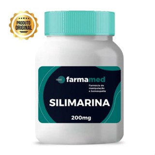 Silimarina Cardo Mariano 200mg - Cápsulas Pronta Entrega; Protetor do Fígado; Hepático