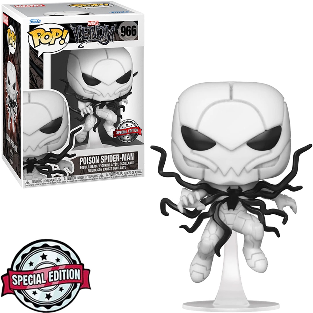 FUNKO POP MARVEL VENOM EXCLUSIVE - POISON SPIDER-MAN 966 NOVO ORIGINAL