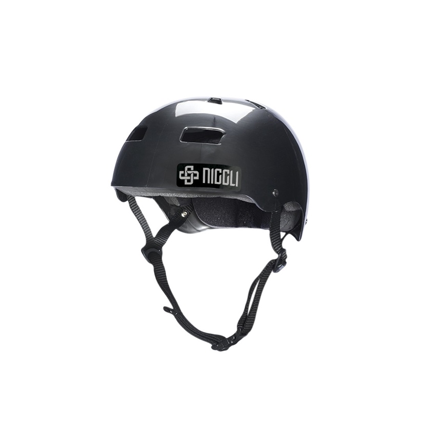 Capacete Niggli Iron Pro N1 Titanium Skateshop Logboard