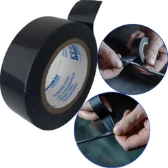 Fita Isolante Profissional Antichamas 10 Metros x 19mm Preta