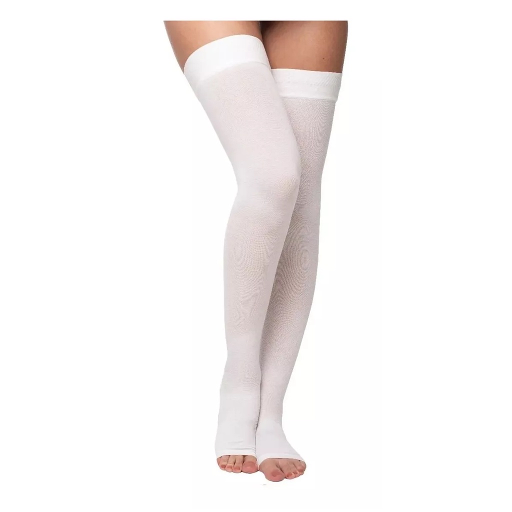 Meia Antitrombo Sigvaris 7/8 AGH 18-23 Mmhg Pé Abeto Ponteira Retrátil Compressiva Antiembolia Anti Trombose