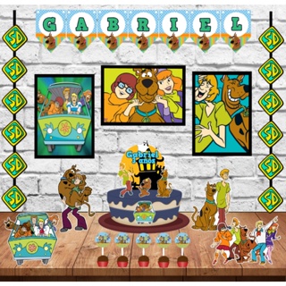 Kit Decoração Festa em Casa Scooby Doo em Oferta na Shopee
