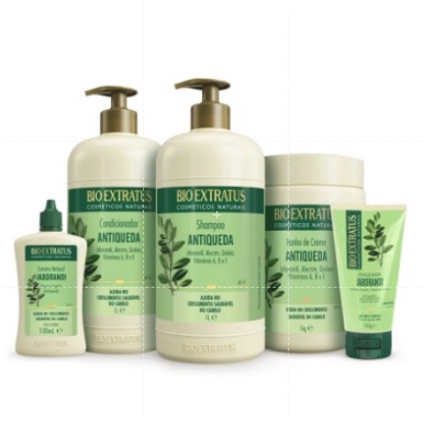 Kit Jaborandi Bio Extratus - Tratamento Antiqueda - 5 Produtos G  (Shampoo + Condicionador + Banho de Creme + Finalizador + Extrato)