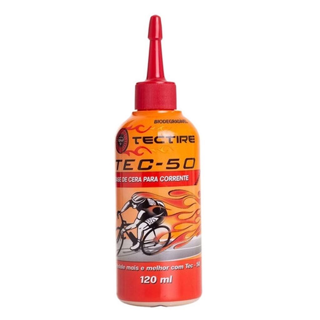 Óleo Lubrificante de Corrente120ml  Tectire Tec 50 Bio Cera Para Bike em Oferta na Shopee