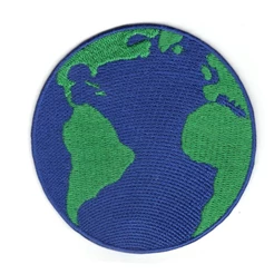 Patch Bordado Termocolante - Planeta Terra