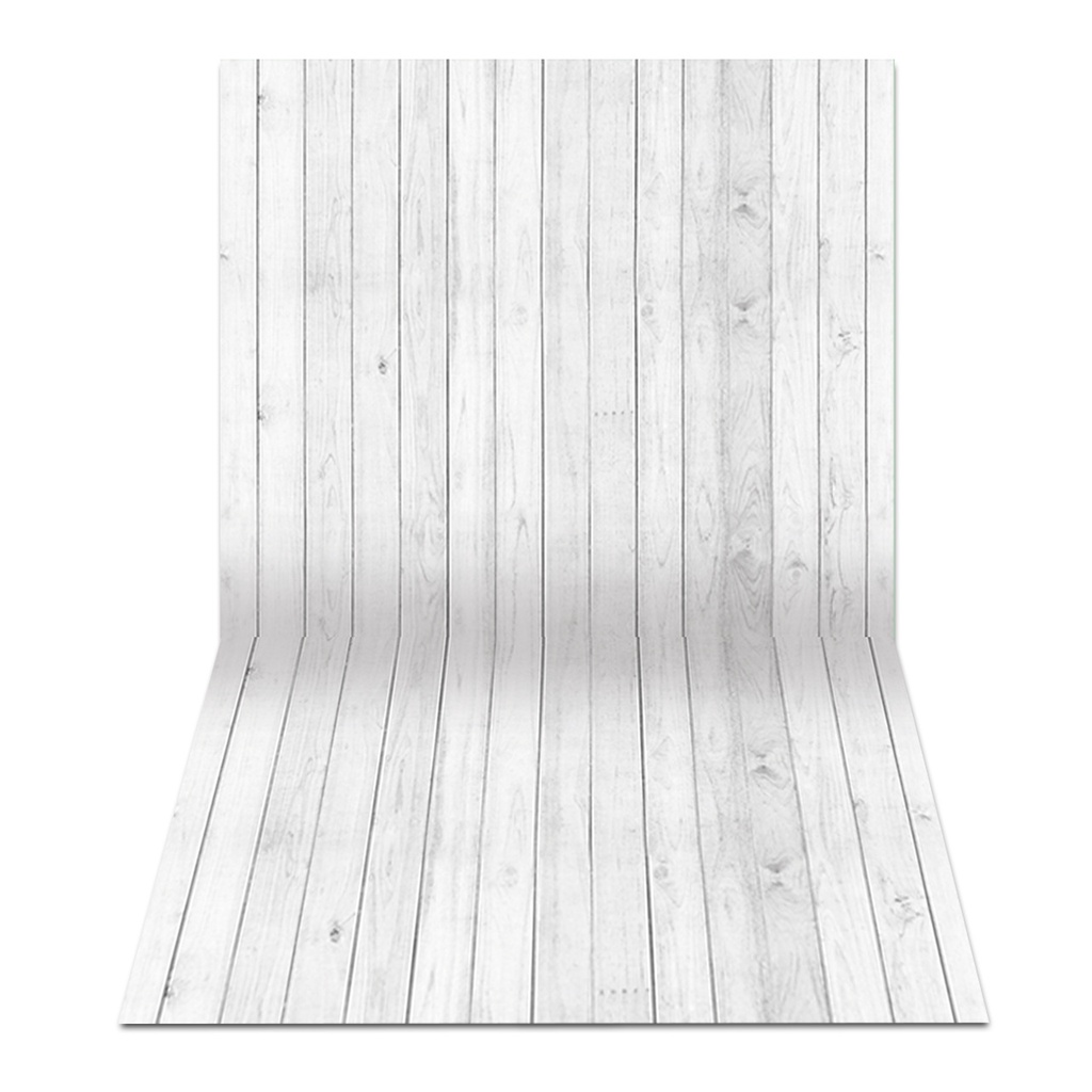 Fundo Fotográfico Textura Madeira Branca em Tecido PN-0105