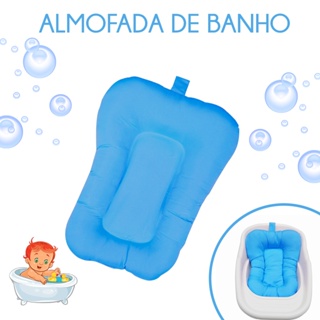 Almofada para Banho Seguro do Bebê Acolchoada Várias Cores em Oferta na Shopee