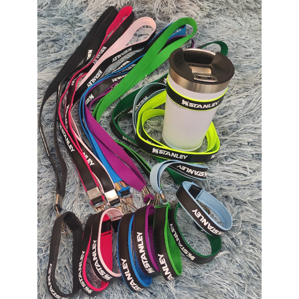 Tirante Cordão Com Suporte Anti Perda Para Copo Stanley