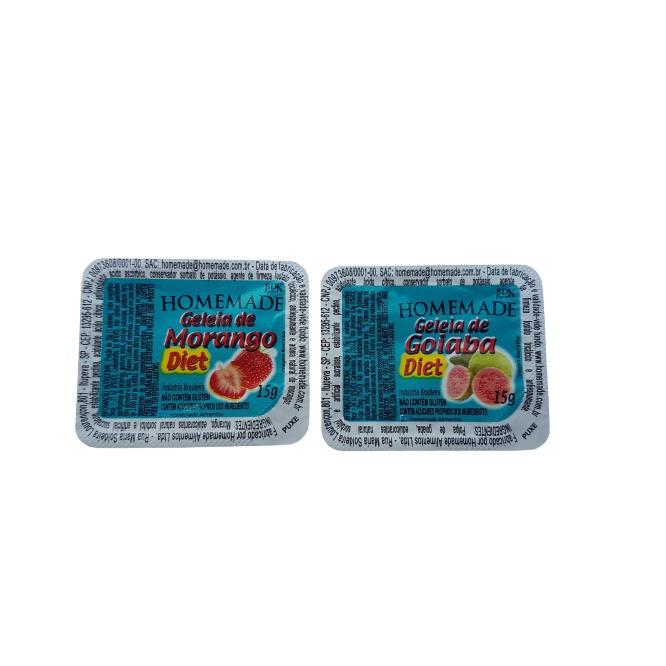 Geleia DIET Homemade sache blister 15gr caixa 20 un mista sortida Mini