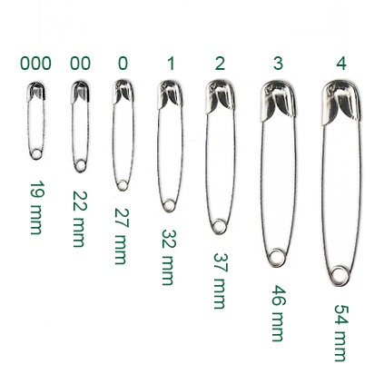 Alfinete de Segurança Niquelado c/100 unidades em Oferta na Shopee