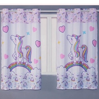 Cortina Infantil Unicórnio 2,00 L X 1,50 A (Quarto, Janela, Decoração)
