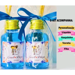 30 Mini Aromatizadores Lembrancinhas Com Personalização e Fita