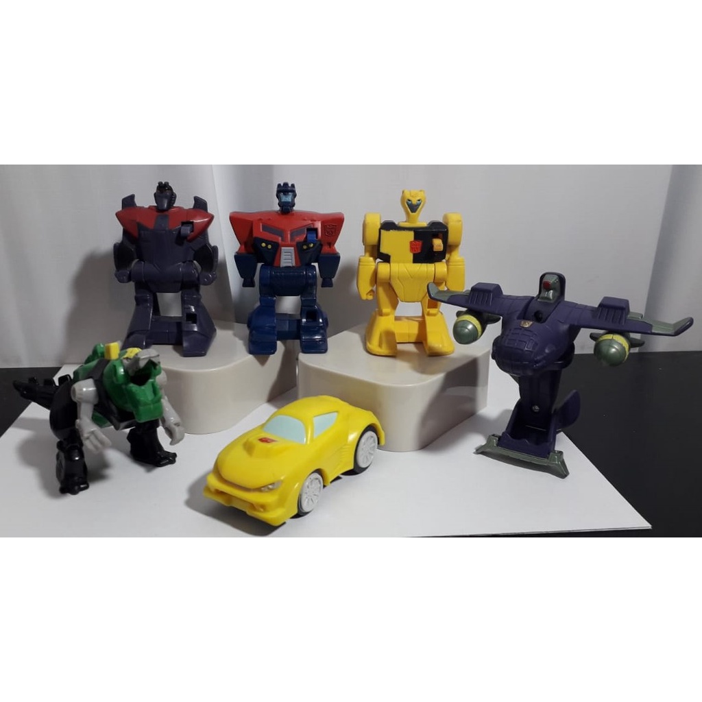 Bonecos dos Personagens do Filme Transformers - Coleção Mc Donalds