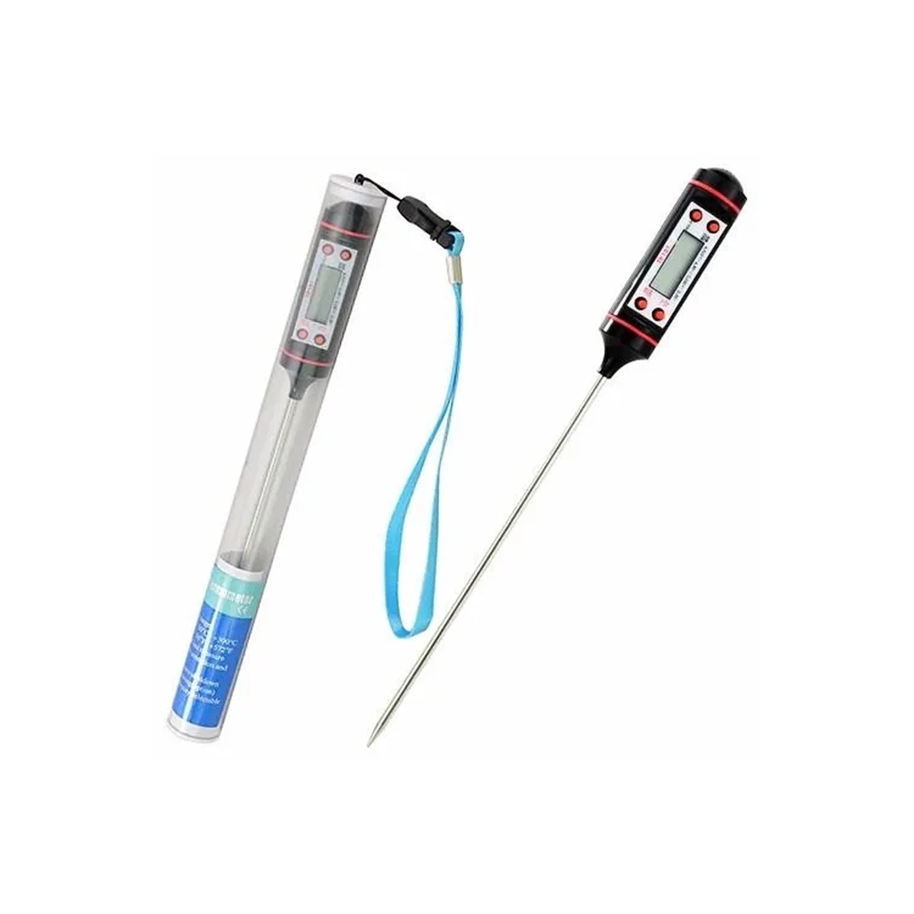 Termômetro Digital Culinário Inox 23cm - JFZ em Oferta na Shopee
