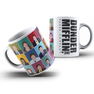 Caneca The Office The Faces Rostos Série Cerâmica Michael Scott Presente