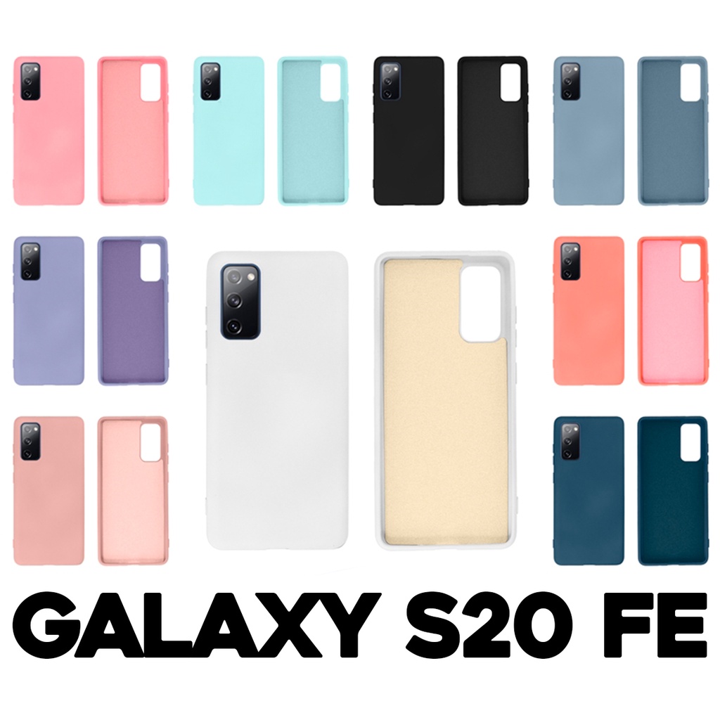 Capa para Galaxy S20 FE 6.5" S20 FE 5G 2022 Silicone Aveludada ou Flexivel