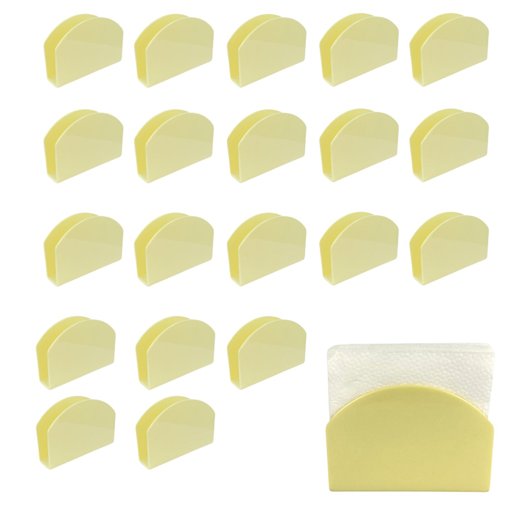 Kit 20 Porta Guardanapo Centro Mesa Decoração Varias Cores