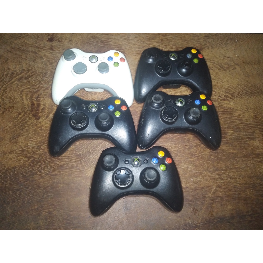 Lote 5 Controles Xbox 360 Original Com Defeito