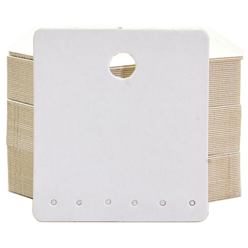 Cartela Tag Brincos 6 Furos 3 Pares de Brincos Joias Bijuterias - 3,9 x 4,4 - 100 Unidades - C62 em Oferta na Shopee