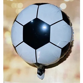 Balões Metalizado Bola Futebol 22cm