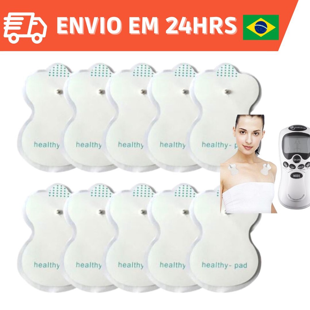Eletrodos Adesivos para Aparelhos Tens Fes Massagem Terapia Fisioterapia no Brasil