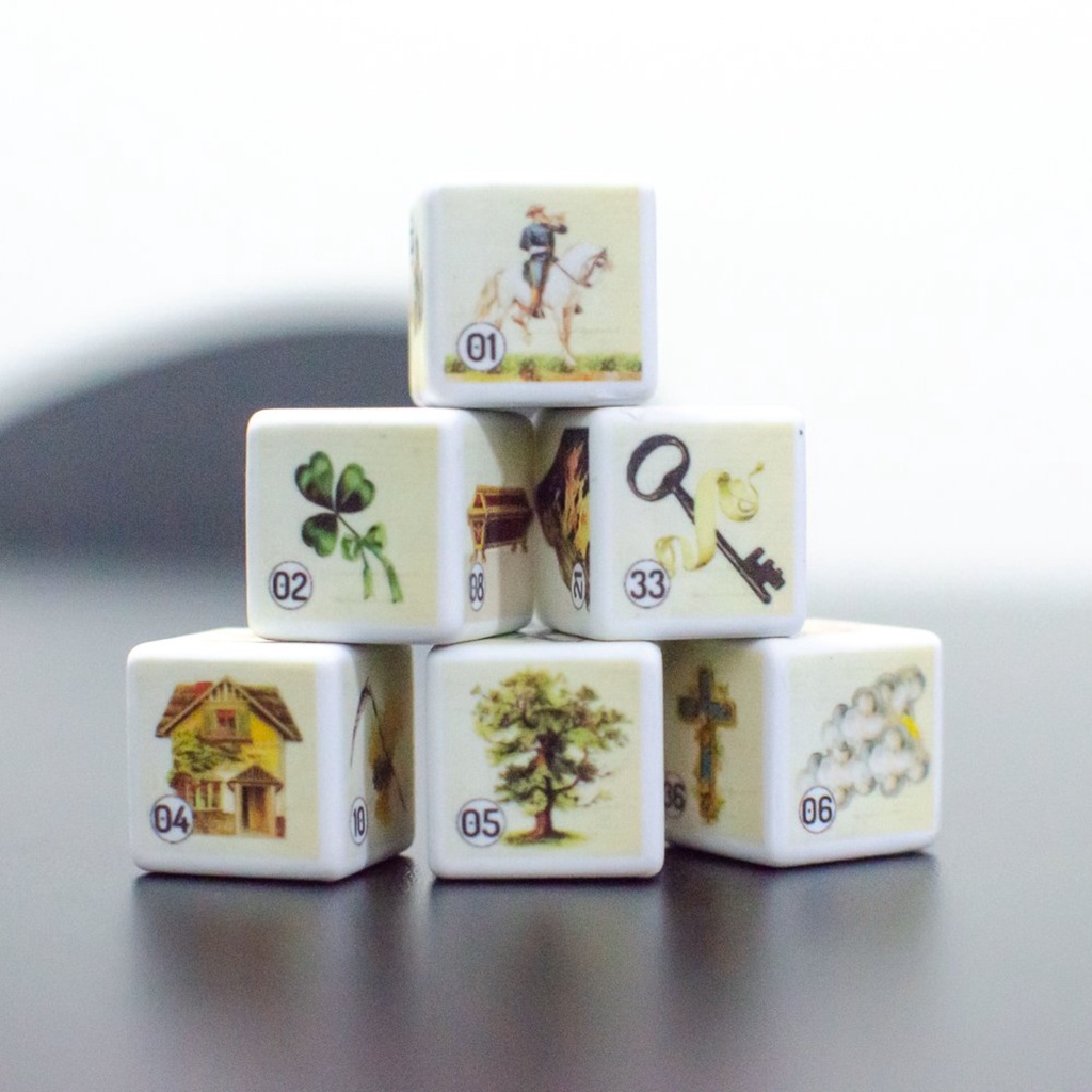 Dados Colibri Azul Lenormand - Baralho Cigano