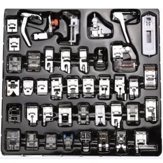 Calcadores máquina de costura doméstica singer, janome, brother , elgin e etc em Oferta na Shopee