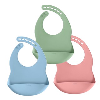 Babador Impermeável de Silicone Pega Migalhas para Bebês Introdução Alimentar
