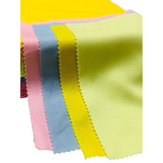 kit 5 Flanelas para óculos limpeza de lentes De Microfibra 12,5 cm X 12,5 cm