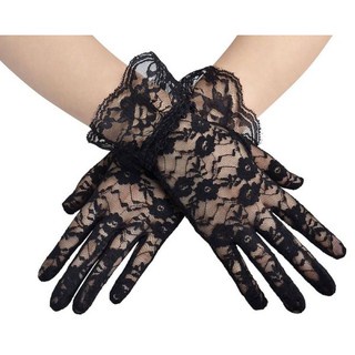 Luvas De Renda Floral em Oferta na Shopee