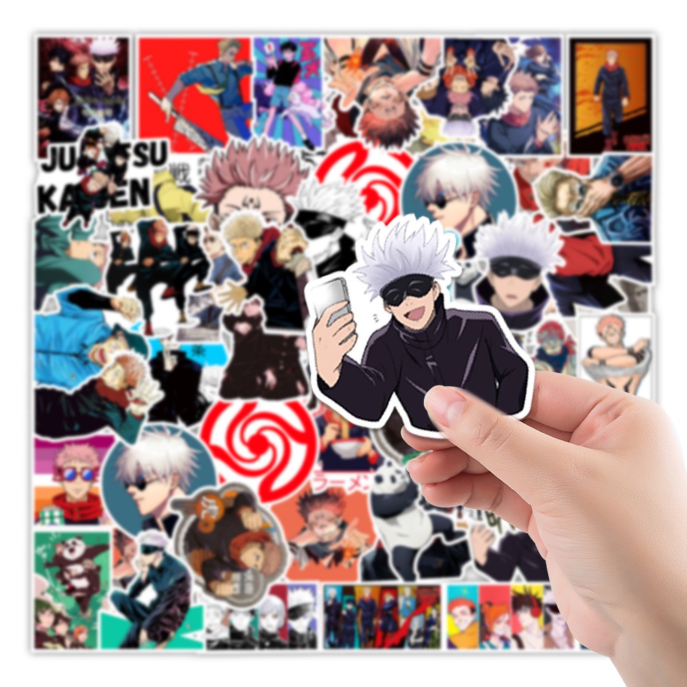 60 pcs JUJUTSU KAISEN Stickers/figurinhas Adesivo + (CUPOM DE FRETE GRATIS)