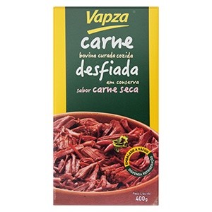 Carne Seca Vapza Cozida 400G Desf