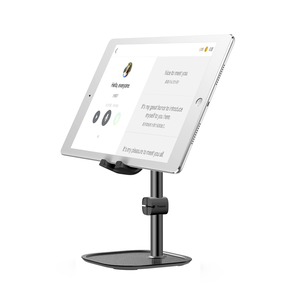 Suporte De Mesa Telescópico Baseus Para Celular E Tablet Até 13 polegadas