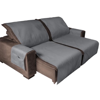 Capa protetora de sofá Impermeável retrátil 1,80m x 2,40m 2 partes black friday em Oferta na Shopee