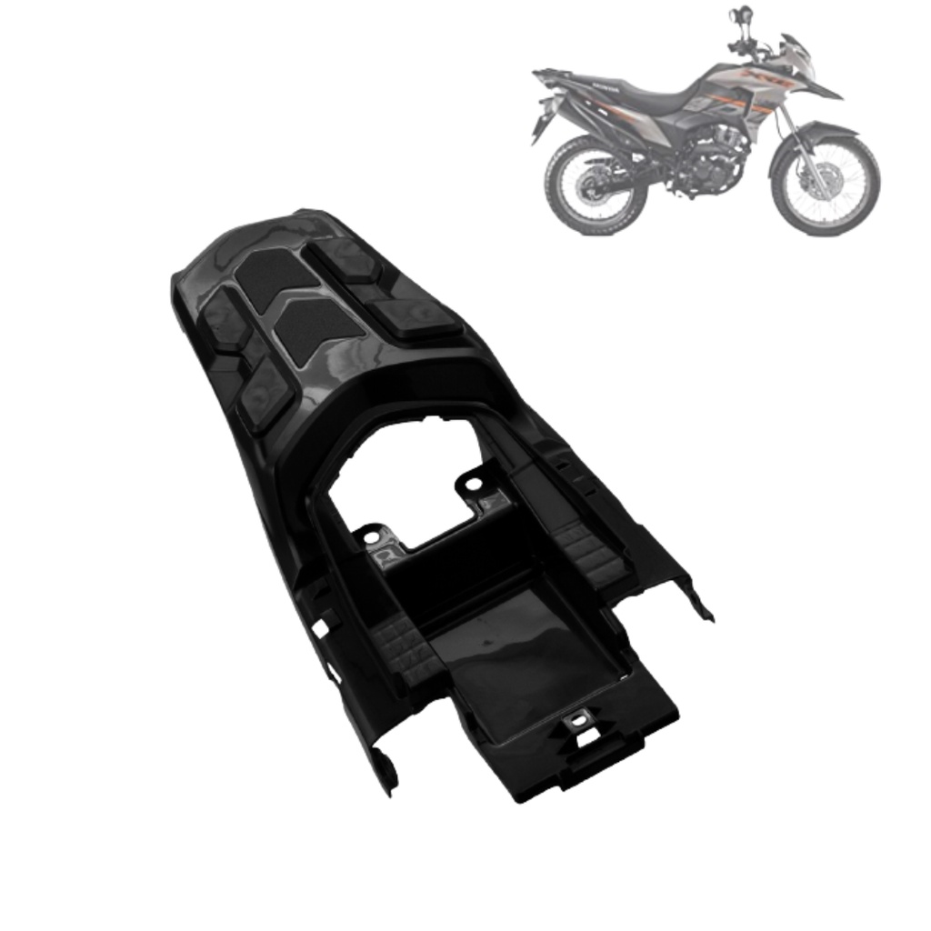 Rabeta Traseira Moto Honda Xre 190 2016 2017 2018 Cromo Forte Preto Peças Acessórios De Reposição em Oferta na Shopee