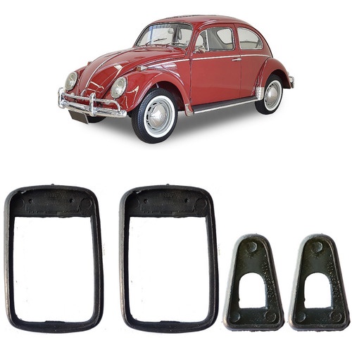 Kit Calco Macaneta Porta Externa Fusca Karmann Ghia 57 67 77