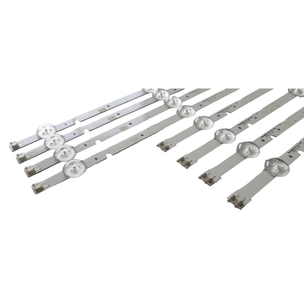 KIT 8 BARRAS DE LEDS PARA TV SAMSUNG UN43J5200AG UN43J5200 UN43J5290AG UN43J5290