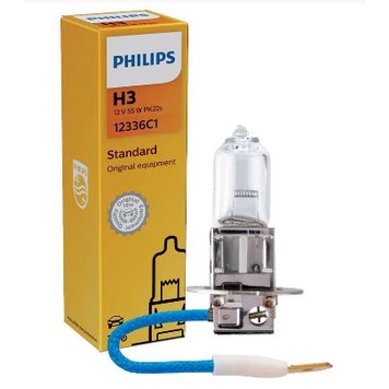Lâmpada H3 Amarela Farol Alto Baixo Neblina Philips Original Standard 12v 55w