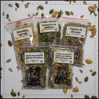 Petisco para hamster e roedores, aves - semente de abóbora, pepitas de girassol e amendoim torrado em Oferta na Shopee