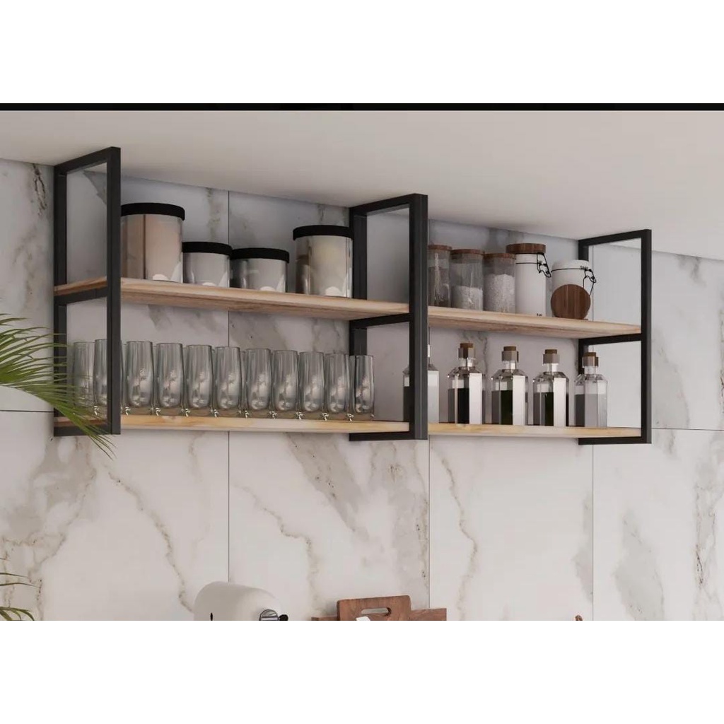 kit prateleira industrial 2 ANDARES Planejado ENVIO RAPIDO em Oferta na Shopee