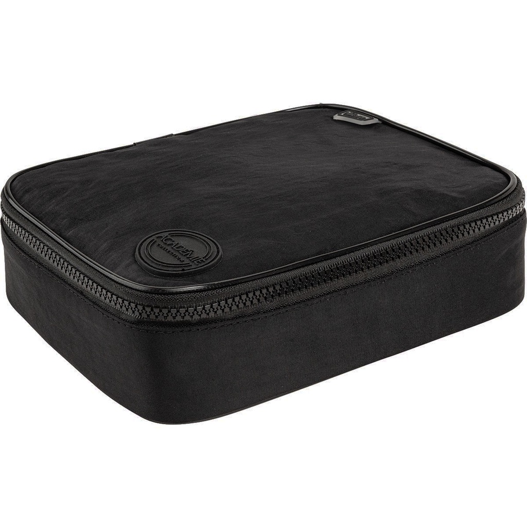 Estojo Box Tilibra Preto Academie Escolar em Oferta na Shopee