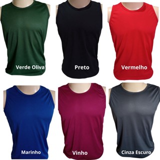 Kit 3 Regatas Masculinas Camisa Camiseta