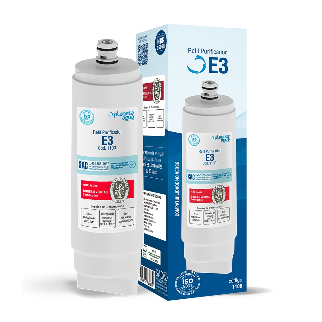 Refil Filtro para Purificador de Água IBBL C+3 - Compatível